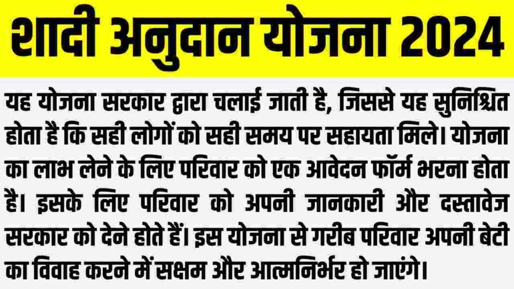 Shadi Anudan UP